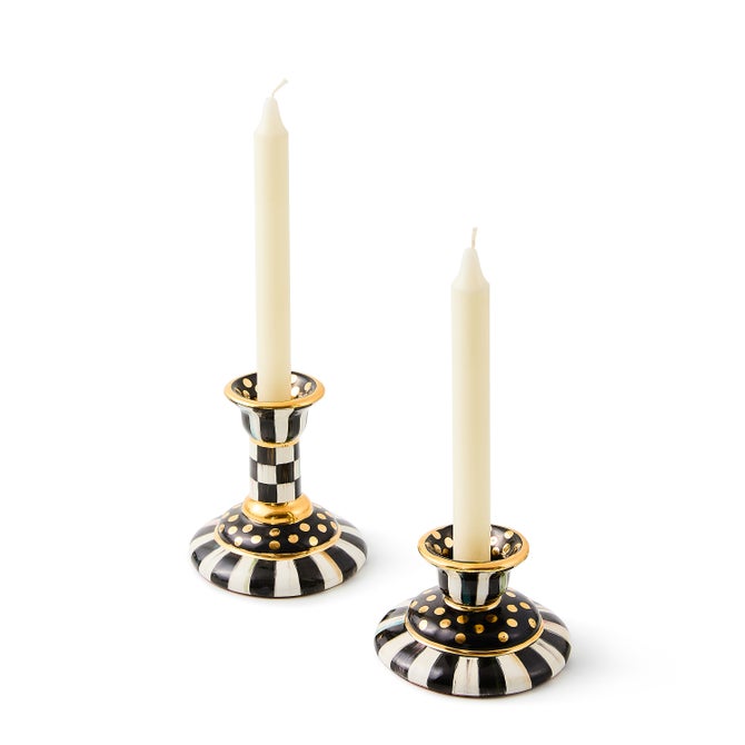 Courtly Check Column Candlestick