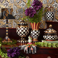 Courtly Check Ceramic Globe Canister