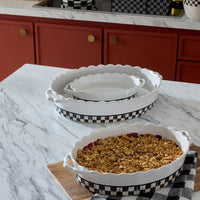 Courtly Check Everyday Oval Baker