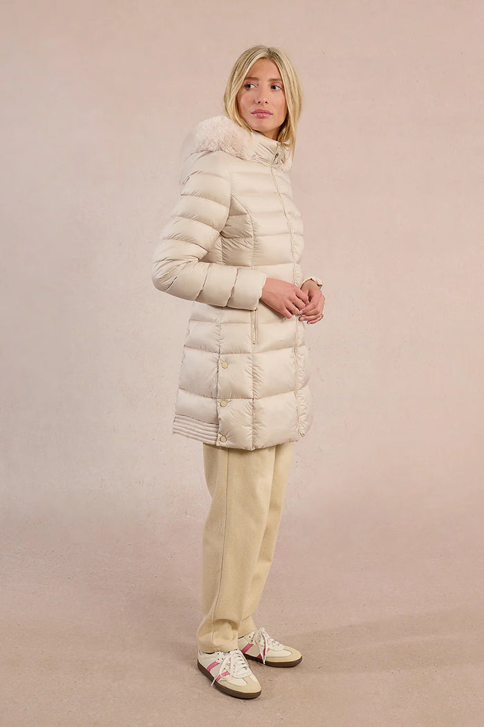 Long Quilted Puffer Jacket
