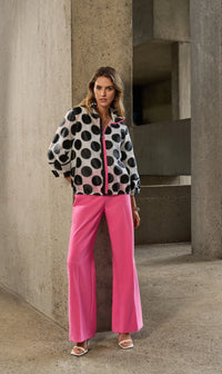 Lightweight Polka Dot Jacket