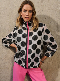 Lightweight Polka Dot Jacket
