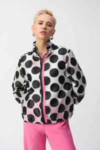 Lightweight Polka Dot Jacket