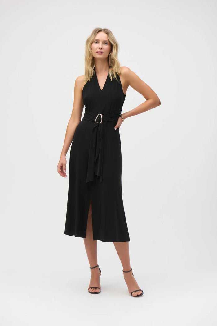Silky Knit Fit and Flare Dress