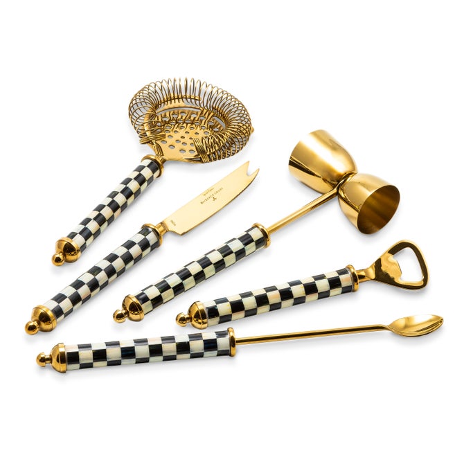 Gold Courtly Check 3260 Barware