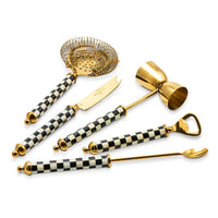 Gold Courtly Check 3260 Barware