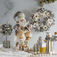 Courtly Check Wreath Hanger