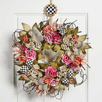 Courtly Check Wreath Hanger