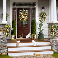 Courtly Check Wreath Hanger