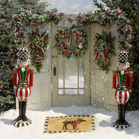 Courtly Check Wreath Hanger