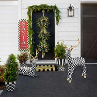 Courtly Check Wreath Hanger