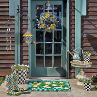 Courtly Check Wreath Hanger