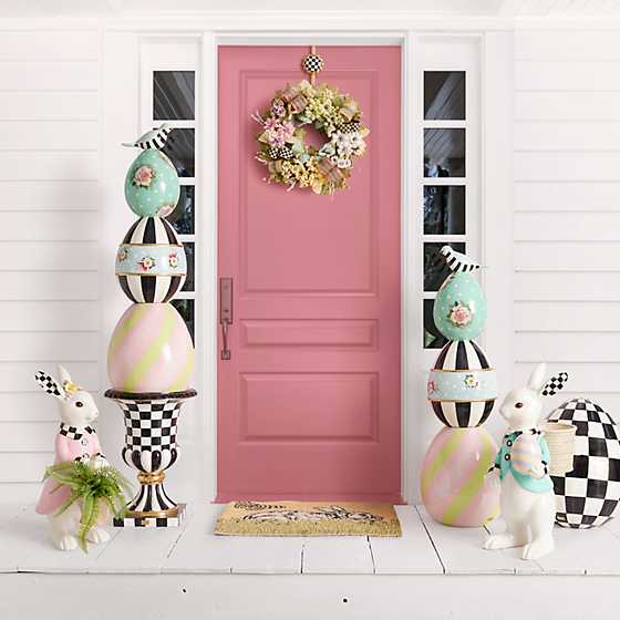 Courtly Check Wreath Hanger