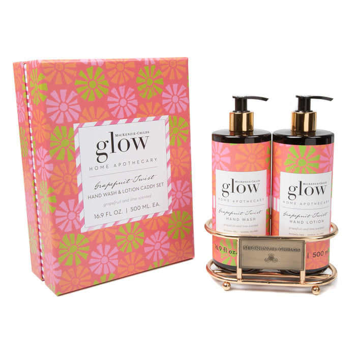 Grapefruit Twist Soap And Lotion Caddy Set
