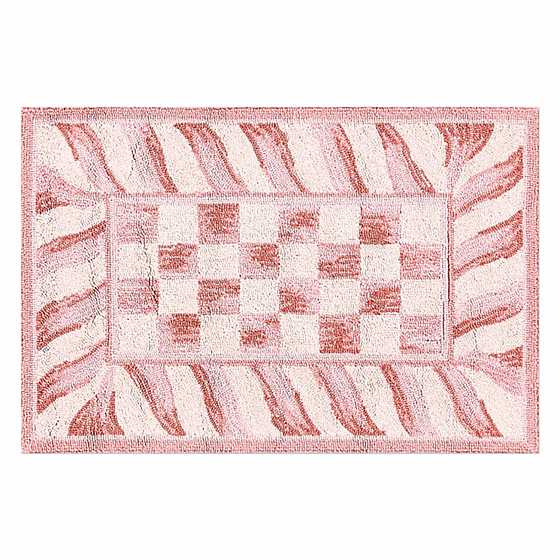 Rosy Check 2' x 3' Rug
