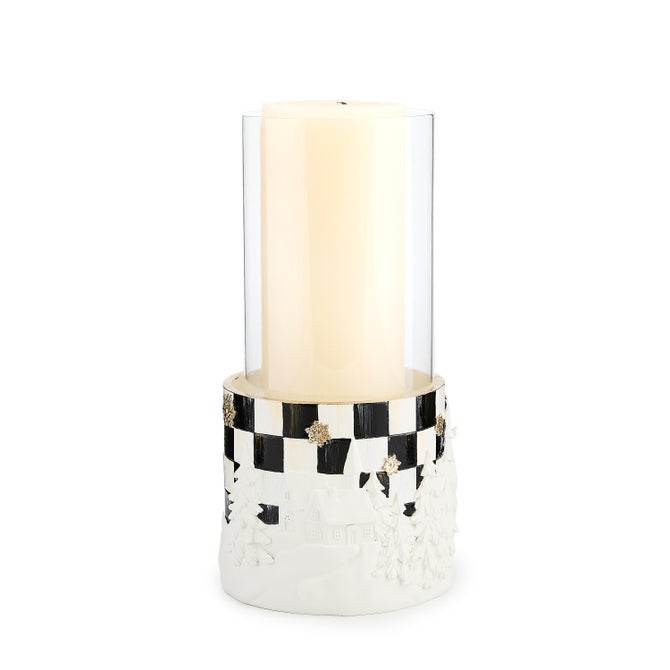 Courtly Noel Pillar Candle Holder