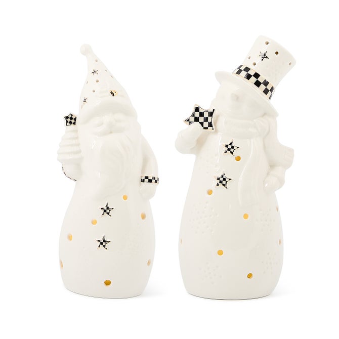 Courtly Noel Illuminated Snowman