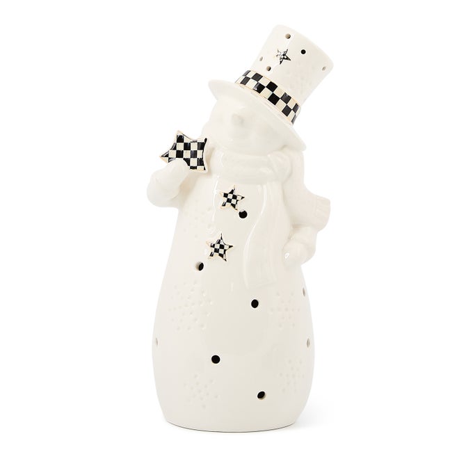 Courtly Noel Illuminated Snowman