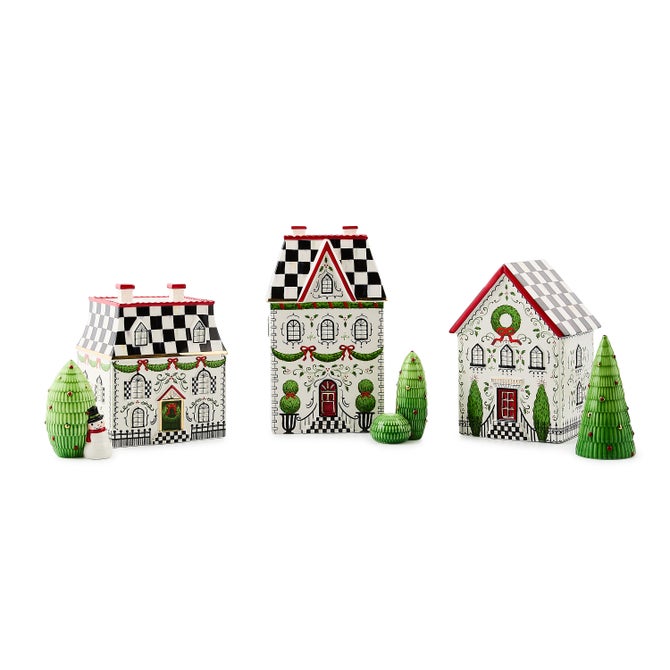 Holly Village Illuminated Ceramic Cottage
