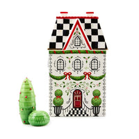 Holly Village Illuminated Ceramic Cottage