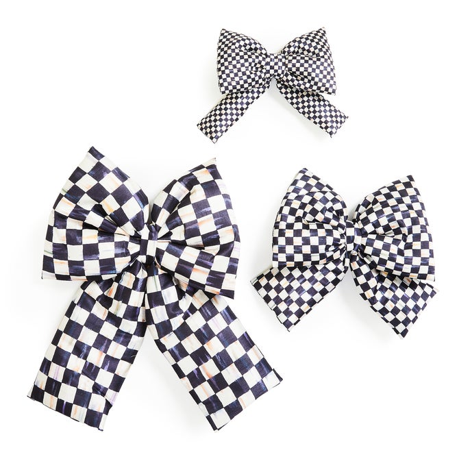 Courtly Check Medium Bow