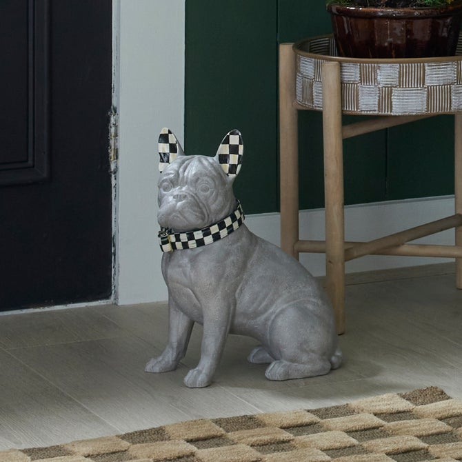 Courtly Check French Bulldog Figurine