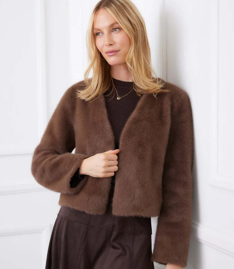 Reversible Faux Fur Jacket