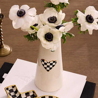 Courtly Check Tall Heart Vase