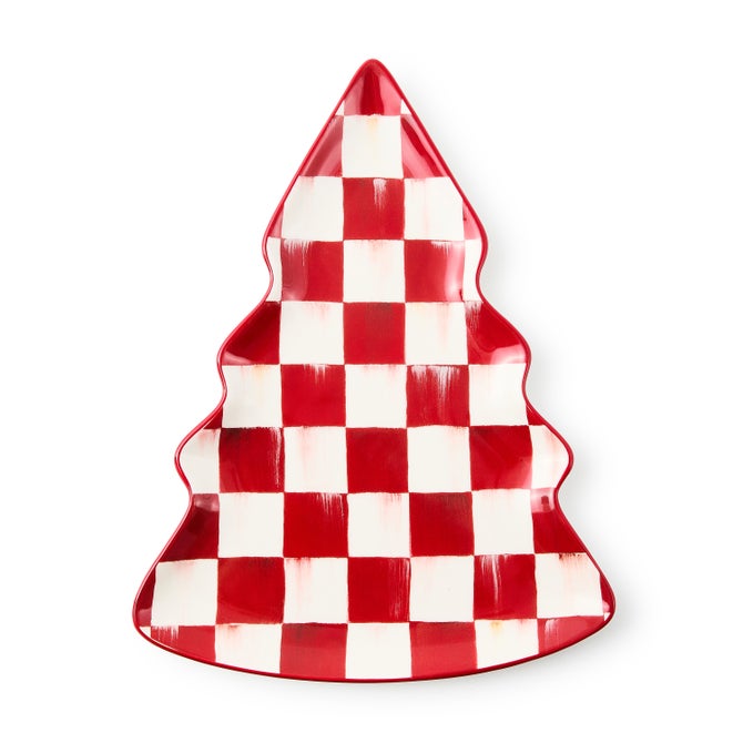 Cherry Check Tree Dish