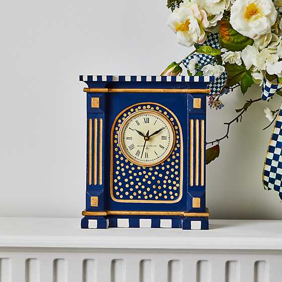 Royal Check Mantel Clock