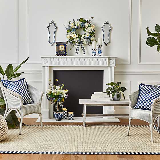 Royal Check Mantel Clock