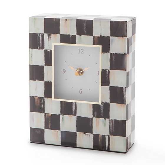 Mackenzie-ChildS Courtly Check Carriage Clock