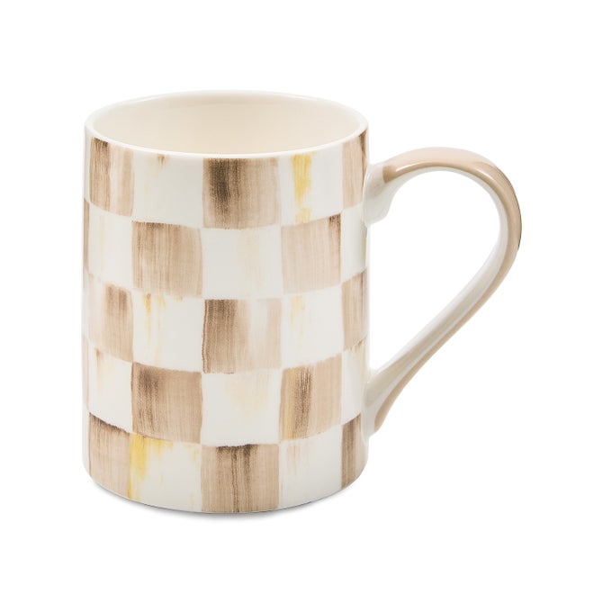 Check Porcelain Mug