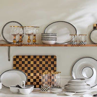 Courtly Check Everyday Bowls, Set of 4