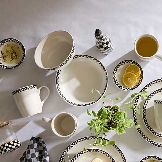 Courtly Check Everyday Pasta Bowls, Set of 4