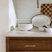 Courtly Check Everyday Pasta Bowls, Set of 4