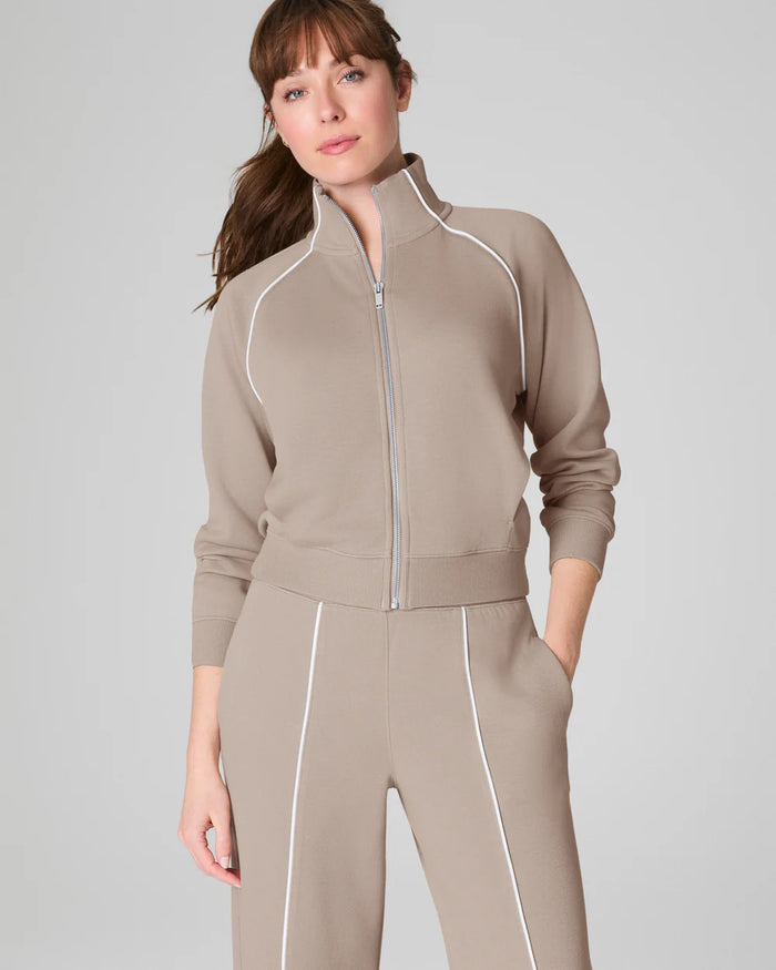 Air Essentials Pique Full Zip Track Jacket