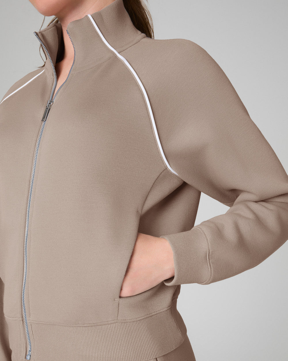 Air Essentials Pique Full Zip Track Jacket – Rosegate
