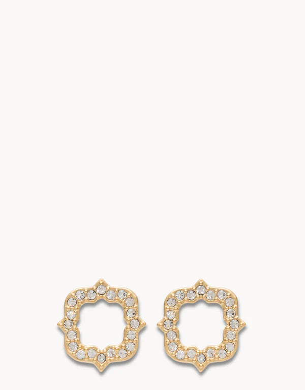 Sea La Vie Stud Earrings Luck/Quatrefoil