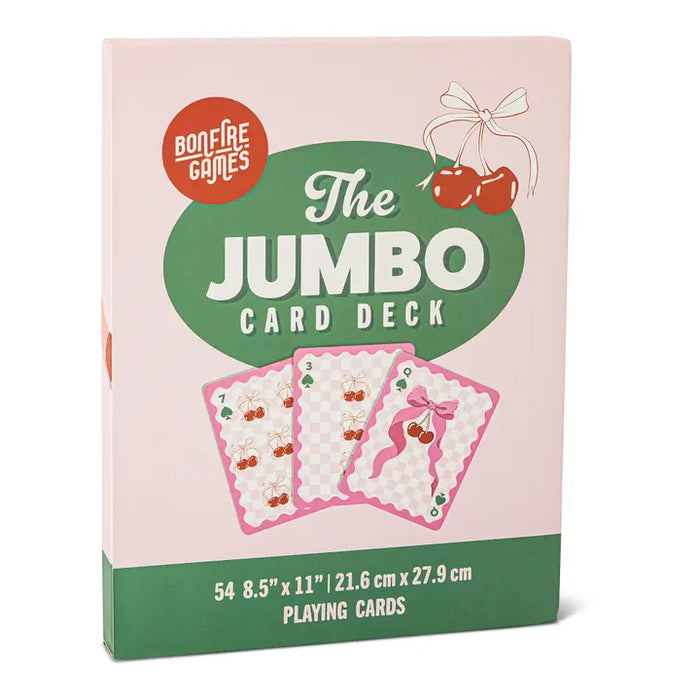 Jumbo Playing Cards - Cherry