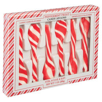 Holiday Candy Cane Spoons - Peppermint Twist & Cinnamon Twist
