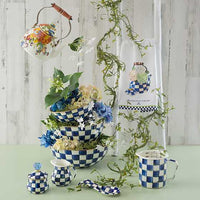 Royal Check Lidded Sugar Bowl