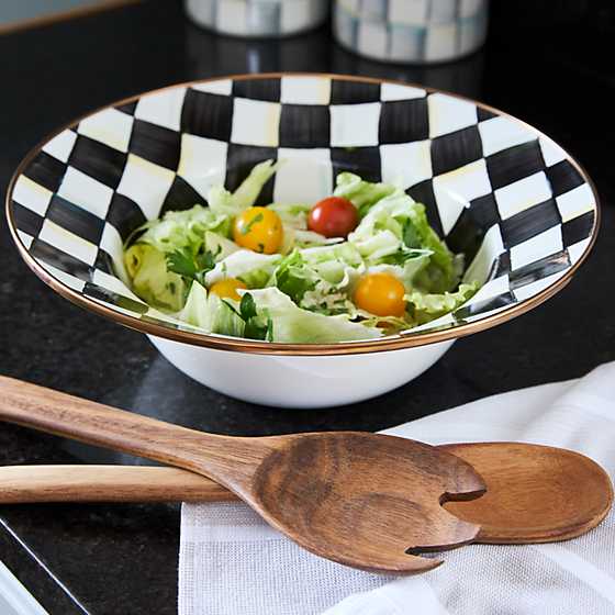 Courtly Check Salad Serving Set