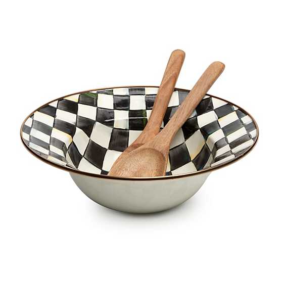 Courtly Check Salad Serving Set