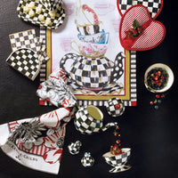 Courtly Check Enamel Napkin Holder