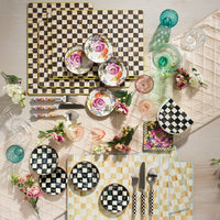 Courtly Check Enamel Napkin Holder