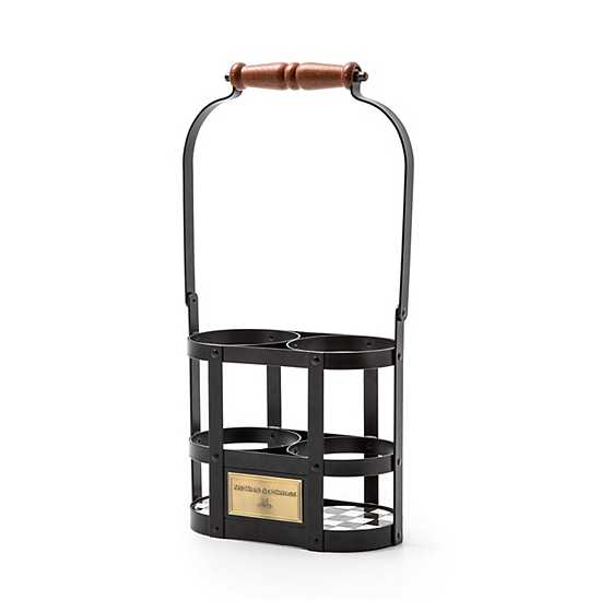 MacKenzie-Childs Courtly Check Wine Carrier