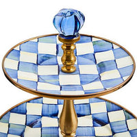 Royal Check Three Tier Sweet Stand