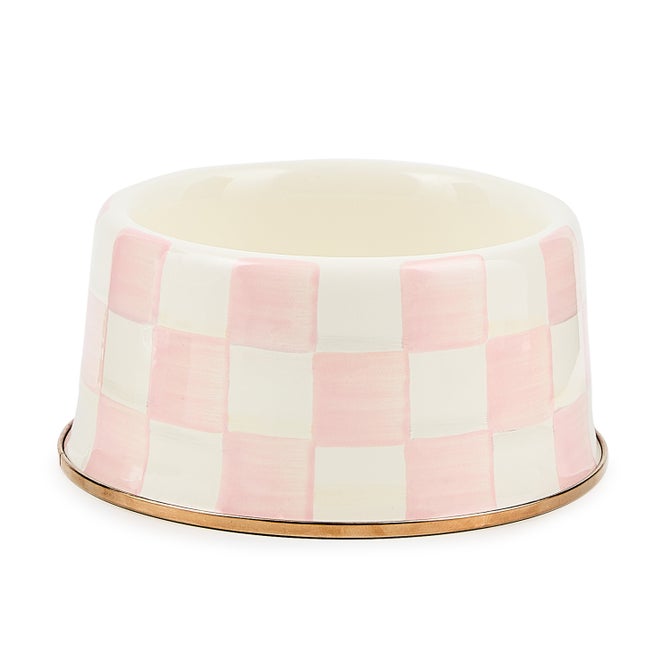 Rosy Check Medium Pet Dish