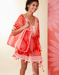 Beach Cover Up Palmetto Frond